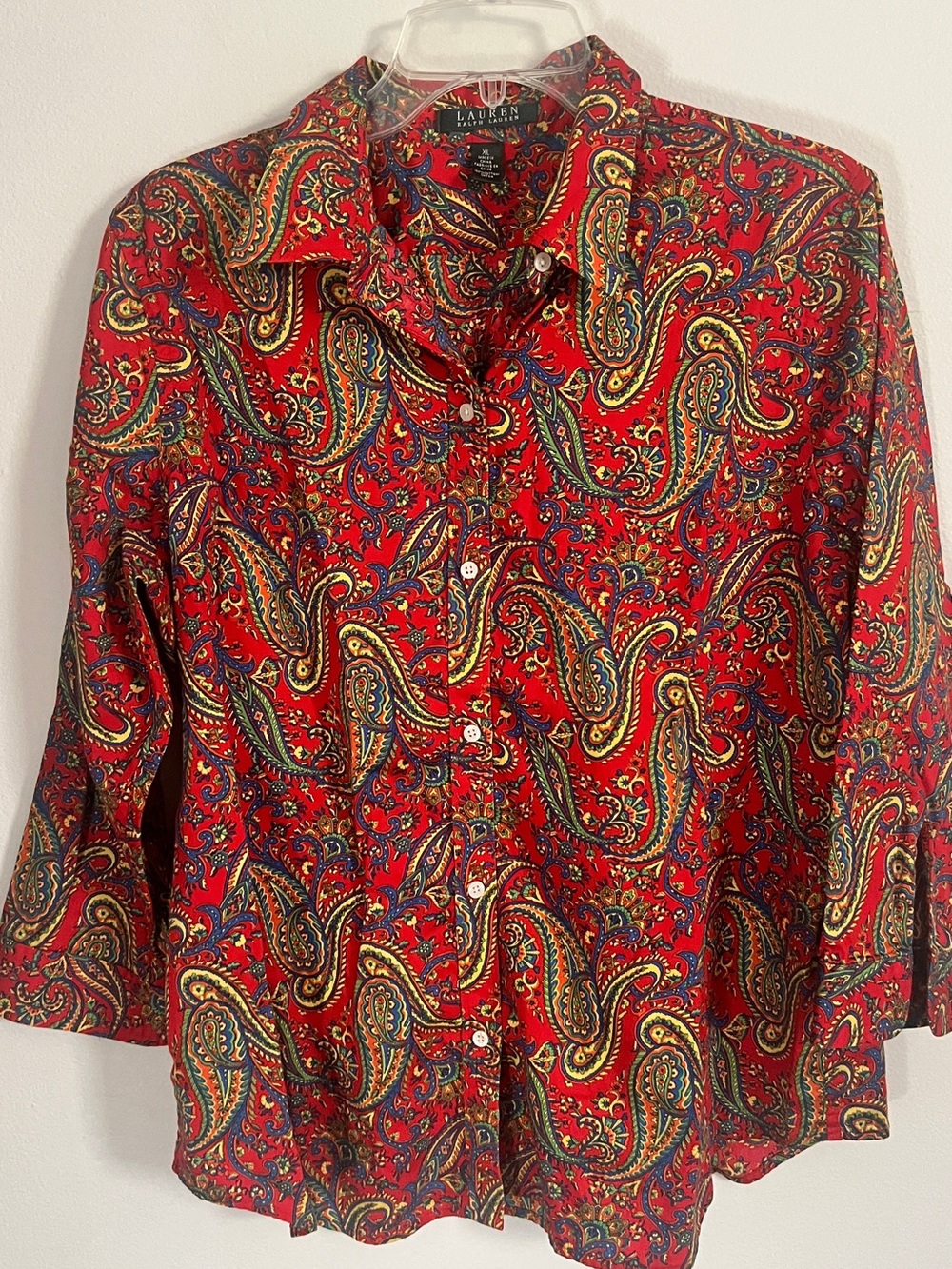Lauren Ralph Lauren Paisley Shirt - Picture 1 of 9